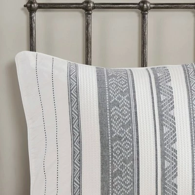Cheap π Madison Park Kaiden Cotton Waffle Jacquard Comforter Set Gray π 4 Cheap π Madison Park Kaiden Cotton Waffle Jacquard Comforter Set Gray π - Image 4