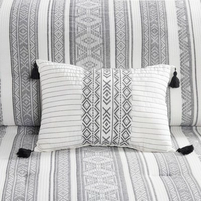 Cheap π Madison Park Kaiden Cotton Waffle Jacquard Comforter Set Gray π 8 Cheap π Madison Park Kaiden Cotton Waffle Jacquard Comforter Set Gray π - Image 8