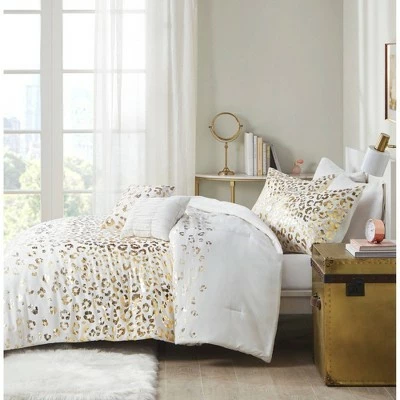 Cheap π Intelligent Design Kendra Metallic Printed Comforter Set Ivory/Gold π₯ 2 Cheap π Intelligent Design Kendra Metallic Printed Comforter Set Ivory/Gold π₯ - Image 2