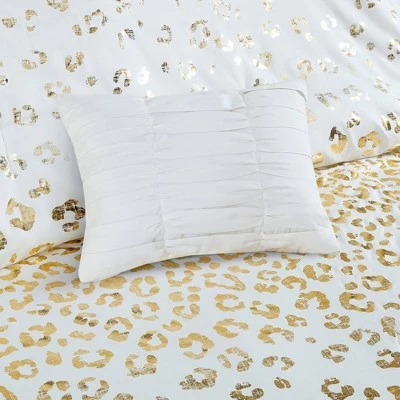 Cheap π Intelligent Design Kendra Metallic Printed Comforter Set Ivory/Gold π₯ 8 Cheap π Intelligent Design Kendra Metallic Printed Comforter Set Ivory/Gold π₯ - Image 8