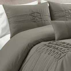 Cheapest 🌟 Lush Decor Arora Pleat Comforter Set - Lush Décor Gray ⌛