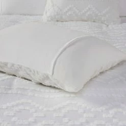 Flash Sale 🌟 Jemma Solid Clipped Jacquard Comforter Set Ivory 🎉 -Bedding Sets & Collections Sales Shop unnamed file 4446