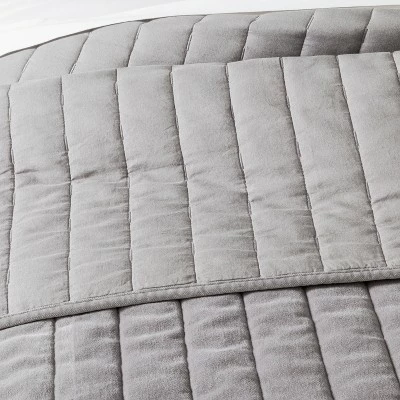 Brand new ๐ Channel Stitch Velvet Bedding Collection - Threshold ๐ 2 Brand new ๐ Channel Stitch Velvet Bedding Collection - Threshold ๐ - Image 2