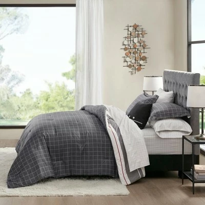 Coupon π Madison Park Full 8pc Wade Reversible Bedding Set Gray/Charcoal π 5 Coupon π Madison Park Full 8pc Wade Reversible Bedding Set Gray/Charcoal π - Image 5