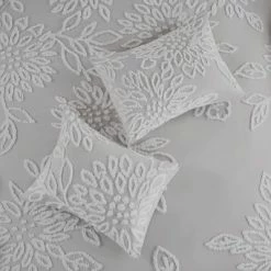 Top 10 🧨 3pc Danica Tufted Cotton Chenille Floral Comforter Set - Madison Park 🔥 -Bedding Sets & Collections Sales Shop unnamed file 4534