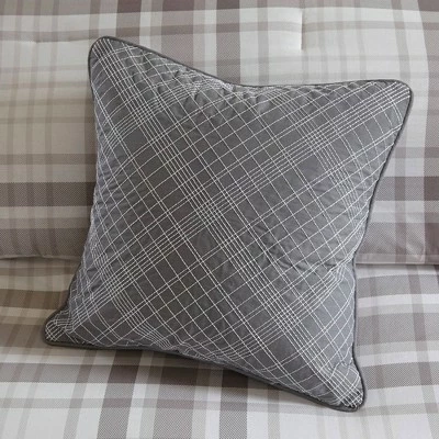 New π€© Madison Park Prewitt Full/Queen 4pc Cotton Printed Reversible Comforter Set Gray π 11 New π€© Madison Park Prewitt Full/Queen 4pc Cotton Printed Reversible Comforter Set Gray π - Image 11