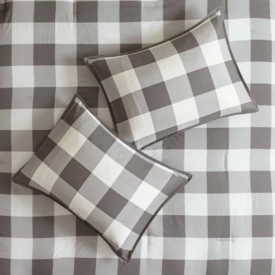 New π€© Madison Park Prewitt Full/Queen 4pc Cotton Printed Reversible Comforter Set Gray π 14 New π€© Madison Park Prewitt Full/Queen 4pc Cotton Printed Reversible Comforter Set Gray π - Image 14