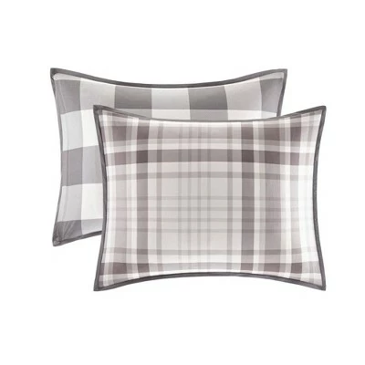 New π€© Madison Park Prewitt Full/Queen 4pc Cotton Printed Reversible Comforter Set Gray π 18 New π€© Madison Park Prewitt Full/Queen 4pc Cotton Printed Reversible Comforter Set Gray π - Image 18