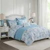 Outlet ✔️ Madison Park Elian Comforter and Coverlet Set Blue ❤️