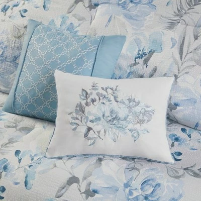 Outlet ✔️ Madison Park Elian Comforter and Coverlet Set Blue ❤️ 15 Outlet ✔️ Madison Park Elian Comforter and Coverlet Set Blue ❤️ - Image 15