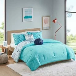 Best Sale 🛒 Intelligent Design Tricia Boho Medallion Printed Comforter Set Aqua ✔️ -Bedding Sets & Collections Sales Shop unnamed file 4629