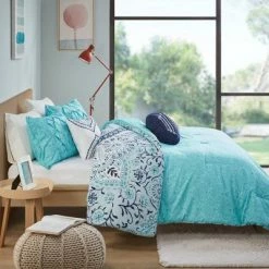 Best Sale 🛒 Intelligent Design Tricia Boho Medallion Printed Comforter Set Aqua ✔️ -Bedding Sets & Collections Sales Shop unnamed file 4631