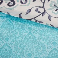 Best Sale 🛒 Intelligent Design Tricia Boho Medallion Printed Comforter Set Aqua ✔️ -Bedding Sets & Collections Sales Shop unnamed file 4637