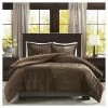 Promo 👍 Madison Park Williams Corduroy Plush Comforter Set Navy 🎁
