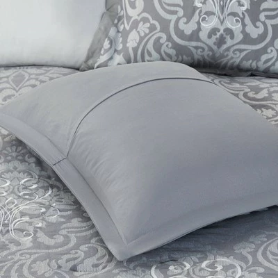 Outlet π₯ Madison Park 8pc Amelia Jacquard Comforter Set Gray π 6 Outlet π₯ Madison Park 8pc Amelia Jacquard Comforter Set Gray π - Image 6