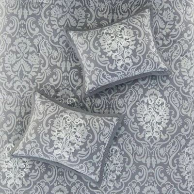 Outlet π₯ Madison Park 8pc Amelia Jacquard Comforter Set Gray π 8 Outlet π₯ Madison Park 8pc Amelia Jacquard Comforter Set Gray π - Image 8