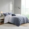 Top 10 👏 Intelligent Design Camille Clipped Jacquard Comforter & Sham Set Navy ✔️