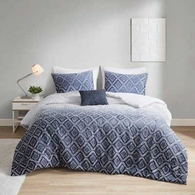 Top 10 π Intelligent Design Camille Clipped Jacquard Comforter & Sham Set Navy βοΈ 3 Top 10 π Intelligent Design Camille Clipped Jacquard Comforter & Sham Set Navy βοΈ - Image 3