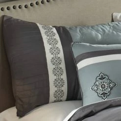 Top 10 ✨ 7pc Alex Comforter Set Blue & Gray - Riverbrook Home ❤️ -Bedding Sets & Collections Sales Shop unnamed file 4771