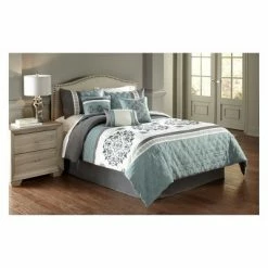 Top 10 ✨ 7pc Alex Comforter Set Blue & Gray - Riverbrook Home ❤️ -Bedding Sets & Collections Sales Shop unnamed file 4775