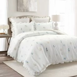 Best reviews of ✨ Lush Decor Livia Flora Silver-Infused Antimicrobial Reversible Comforter Set Neutral/Blue - Lush Décor ⭐ -Bedding Sets & Collections Sales Shop unnamed file 4797