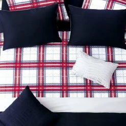 Best deal 💯 Riverbrook Home Red Layered Comforter & Coverlet Set Navy/Gray ✔️ -Bedding Sets & Collections Sales Shop unnamed file 4803