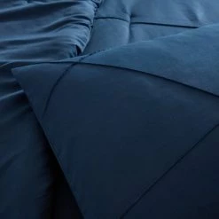Best Sale 🔔 Marin Line Pleat Comforter & Sham Set - Refinery29 Navy ⌛ -Bedding Sets & Collections Sales Shop unnamed file 4879