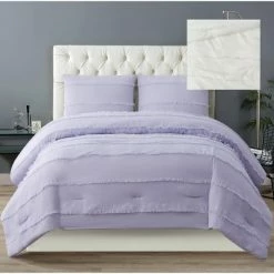 Best deal 👏 Christian Siriano Kristen Comforter Set Purple ⭐ -Bedding Sets & Collections Sales Shop unnamed file 4940
