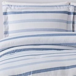 Brand new 💯 Waffle Stripe Comforter Set Blue/White - Truly Soft ⭐ -Bedding Sets & Collections Sales Shop unnamed file 5048