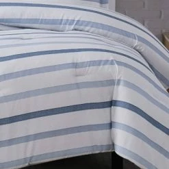 Brand new 💯 Waffle Stripe Comforter Set Blue/White - Truly Soft ⭐ -Bedding Sets & Collections Sales Shop unnamed file 5049