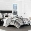 Budget ❤️ Plaid Normandy Reversible Comforter Set - Eddie Bauer 🌟