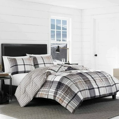 Budget β€οΈ Plaid Normandy Reversible Comforter Set - Eddie Bauer π 2 Budget β€οΈ Plaid Normandy Reversible Comforter Set - Eddie Bauer π - Image 2