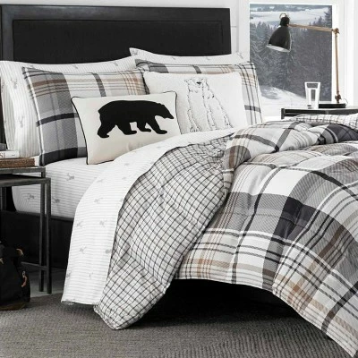 Budget β€οΈ Plaid Normandy Reversible Comforter Set - Eddie Bauer π 3 Budget β€οΈ Plaid Normandy Reversible Comforter Set - Eddie Bauer π - Image 3