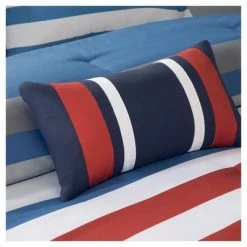 Best reviews of 🎉 Mi Zone Justin Striped Comforter Set - Red&Blue 👏 -Bedding Sets & Collections Sales Shop unnamed file 5067