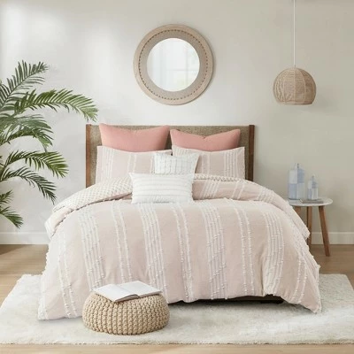 Flash Sale π Ink+Ivy Kara Cotton Jacquard Comforter Mini Set - JLA Home Blush Pink π 2 Flash Sale π Ink+Ivy Kara Cotton Jacquard Comforter Mini Set - JLA Home Blush Pink π - Image 2