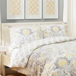 Best reviews of 🧨 Gray Rayna Reversible Comforter Set - Marble Hill 🔔