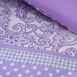 Buy π€© Mi Zone Angela Polka Dot Floral Comforter Set - Purple π