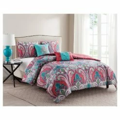 Cheapest ✔️ Casa Real Reversible Comforter Set - VCNY Multicolor 🧨
