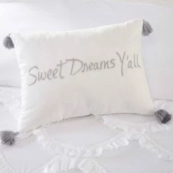 Discount 🔔 Ruffled Scallop Comforter Set - Jessica Simpson White 🌟 -Bedding Sets & Collections Sales Shop unnamed file 5271