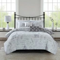 Cheap ⭐ 510 Design 5pc Apolline Reversible Comforter Set Gray/Charcoal ✔️ -Bedding Sets & Collections Sales Shop unnamed file 5292
