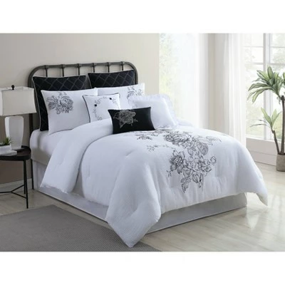 Cheapest β Modern Threads 8 Piece Fashion Comforter Set Cascading Floral. π 3 Cheapest β Modern Threads 8 Piece Fashion Comforter Set Cascading Floral. π - Image 3