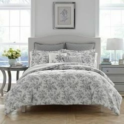 Deals 🤩 Annalise Reversible Comforter Set - Laura Ashley 😀