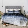 Coupon 👏 Elisabeth Fredriksson Hexagons And Diamonds Comforter Set Blue - Deny Designs 🔔