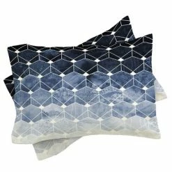 Coupon 👏 Elisabeth Fredriksson Hexagons And Diamonds Comforter Set Blue - Deny Designs 🔔 -Bedding Sets & Collections Sales Shop unnamed file 5392