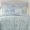 Wholesale 🎉 Laura Ashley - Nora Reversible Comforter & Sham Set Blue 🔔