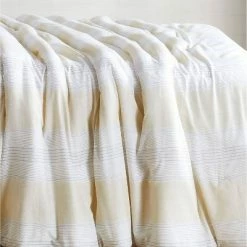 Cheapest β€οΈ Cottage Classics Farmhouse Stripe Comforter Set Beige π
