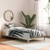 Top 10 💯 Anita & Bella Art Palm Leaves Dream Comforter Set - Deny Designs White/black ⌛