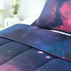 Budget 🤩 2 Pcs Polyester Twin Galaxies All-season Reversible Bedding Sets Galaxies Fuchsia - PiccoCasa ❤️ -Bedding Sets & Collections Sales Shop unnamed file 5582
