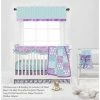 Wholesale 😀 Bacati - Paisley Isabella Purple Lilac Aqua 6 pc Crib Bedding Set with Long Rail Guard Cover 🎉
