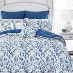 Outlet 🤩 Navy Elise Comforter Set - Laura Ashley 👍 -Bedding Sets & Collections Sales Shop unnamed file 5612